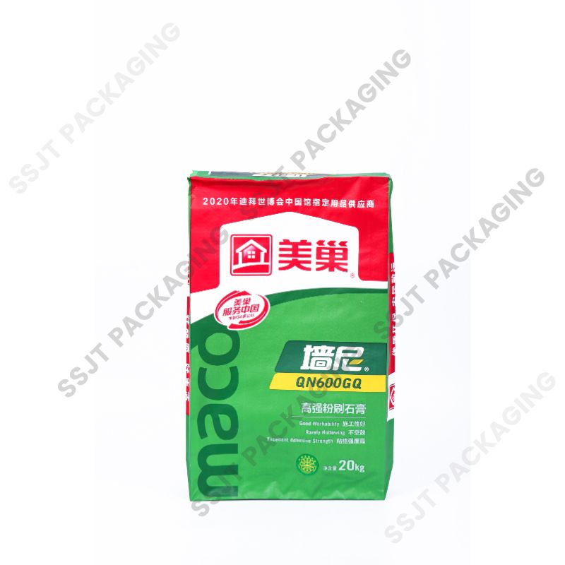 Block Bottom Valve Bag For Cement And Construction Materials