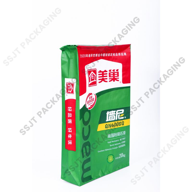 Block Bottom Valve Bag For Cement And Construction Materials