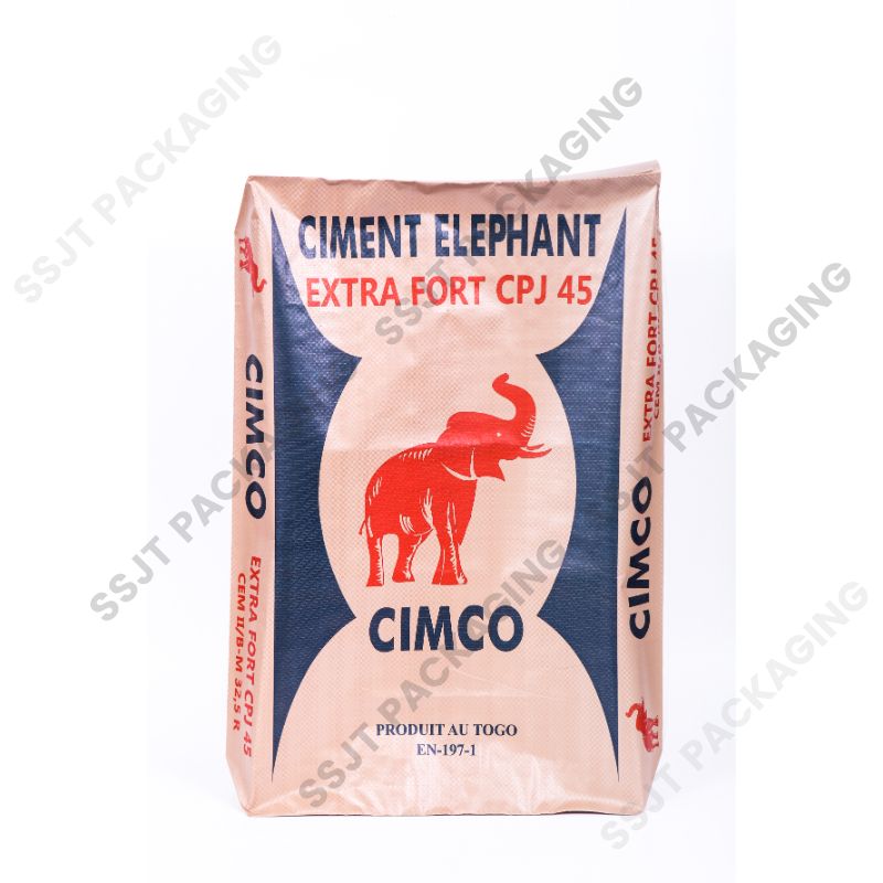 Block Bottom Valve Bag For Cement And Construction Materials