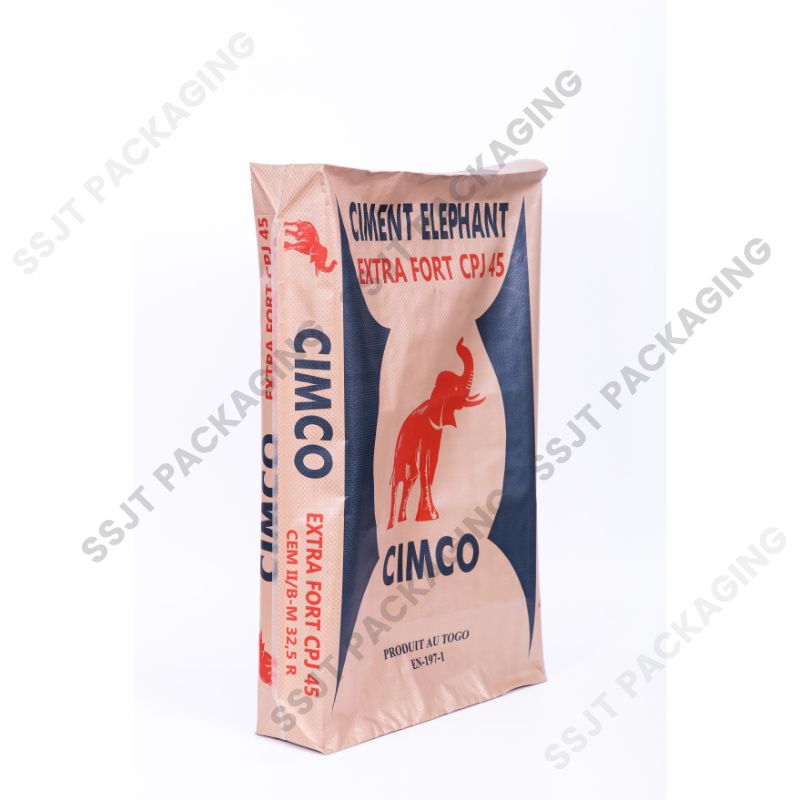 Block Bottom Valve Bag For Cement And Construction Materials