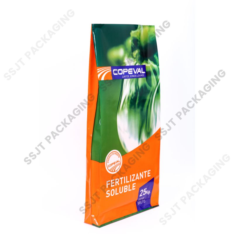 Top Open Block Bottom Bag For Fertilizer