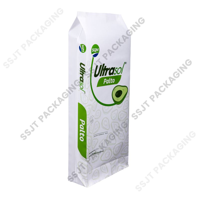 Top Open Block Bottom Bag For Fertilizer