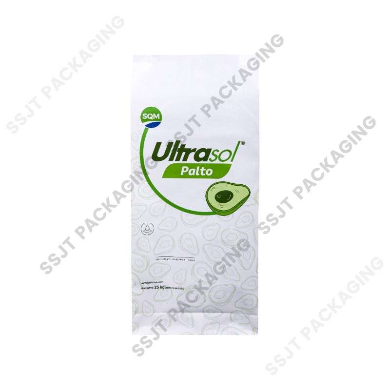 Top Open Block Bottom Bag For Fertilizer