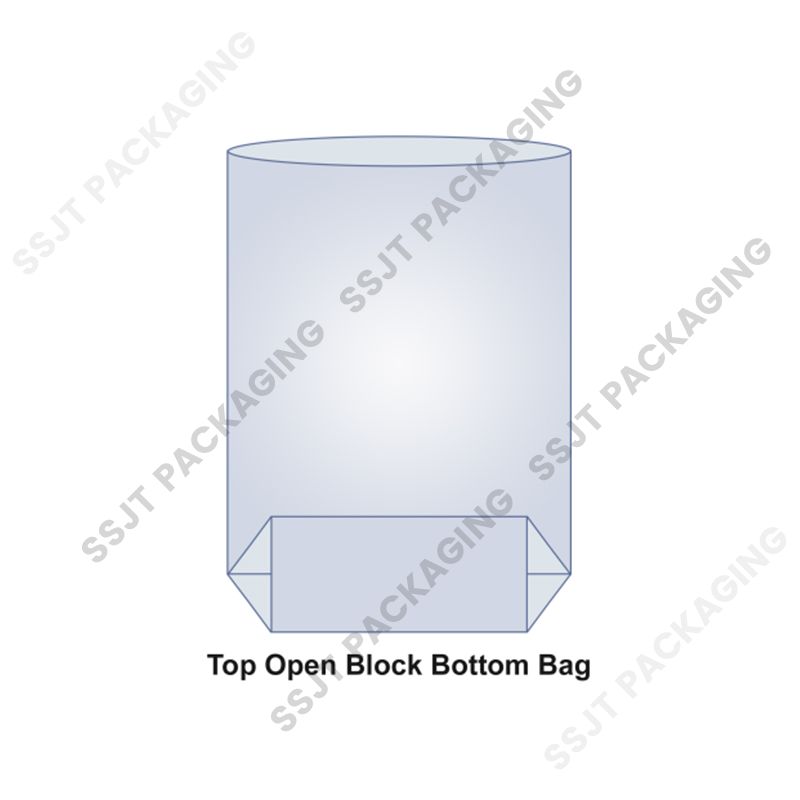 Top Open Block Bottom Bag For Fertilizer