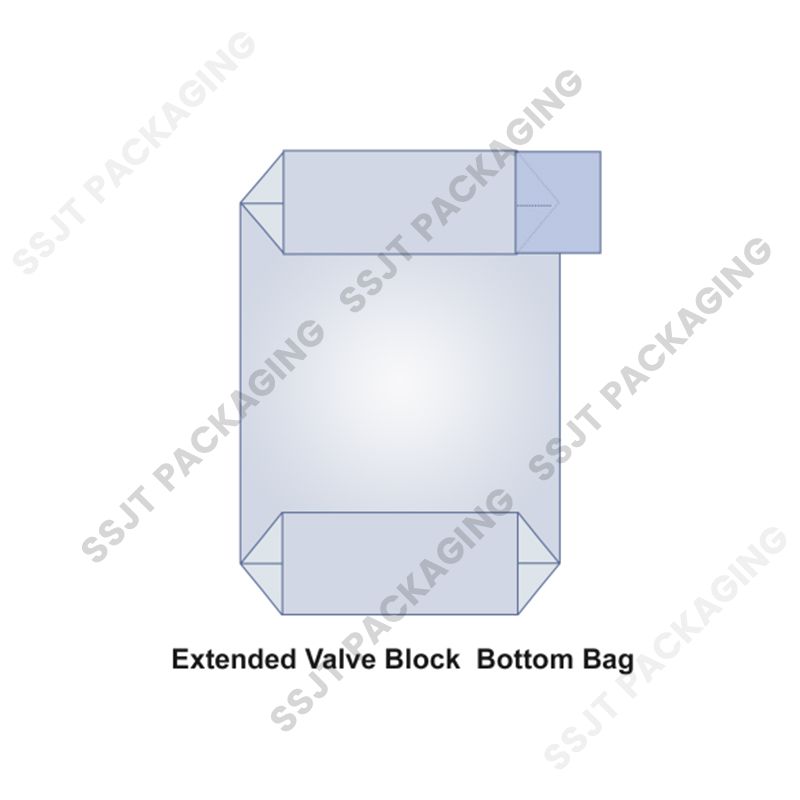 Extended Valve Block Bottom Bag For Chemicals